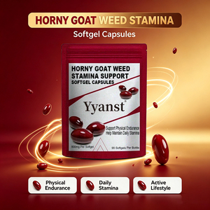 Cápsulas de Hierba de Cabra en Celo de 800 mg, 90 Unidades, Favorecen la Resistencia Física y la Energía Diaria, Suplemento Herbal Natural para Hombres Activos - Product Image 2