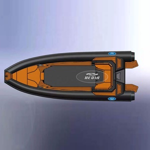 RHIB 800 26 ft אורקה hypalon ספורט אלומיניום צלעות מתנפח סירת gommone botes דה pesca דה aluminio - Product Image 5