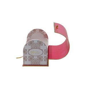 Customized Patterns Biodegradable Luxury Delicate Arch Shaped Cardboard Special Shaped <b>Box</b> Dessert Macaron Gift Paper Container - Product Image 5