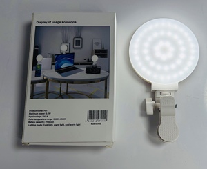 Lampe à selfie pour iPhone, lumière portable à clipser sur téléphone, anneau lumineux LED rechargeable pour enregistrement vidéo, appareil photo, ordinateur portable - Product Image 6
