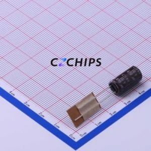 Condensador Electrolítico de Aluminio de Montaje Pasante EKY-160ETD471MH15D, D8xL15mm 470uF 20% 16V 840mA-100kHz - Product Image 1