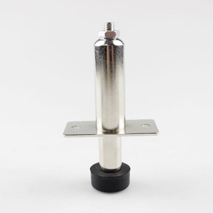 Cylindre de serrure de porte universel en acier inoxydable chromé, noyau de serrure à feuille pour coffre de voiture, réparation et remplacement de porte à bagages FP023 - Product Image 2