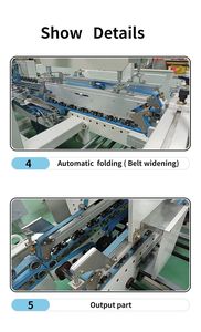 3A 800A-2 PLC Controlled Automatic Corrugated Box Making Machine 380V for <b>Small</b> <b>Boxes</b> Straight Line Design Easy Operation - Product Image 5