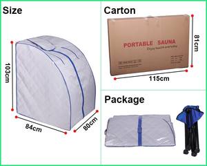 ซาวน่าอินฟาเรดแบบพกพาสำหรับคนคนเ<span class=keywords><strong>ดี</strong></span>ยวในร่มที่ทันสมัยสำหรับดีท็อกซ์ฟิตเนส - Product Image 3