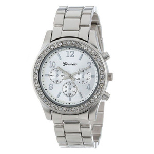 Fashion Dress Orologi Donna Uomo Faux Cronografo Al Quarzo Placcato Rotondo <span class=keywords><strong>Classico</strong></span> Cristalli <span class=keywords><strong>Orologio</strong></span> relogio masculino Clock Casual - Product Image 5