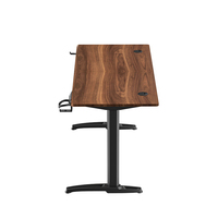 Bureau debout électrique-40x24 pouces hauteur réglable bureau assis à debout avec planche d'épissure, ordinateur de bureau à domicile en hausse