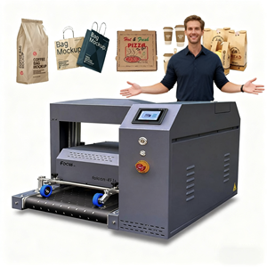 Desktop Smallest CMYK Full Colors Inkjet Printer Automatic Shopping Bag <b>Printing</b> <b>Machine</b> for Flex - Product Image 3