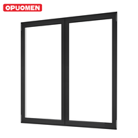 Ventana de Aluminio Horizontal, Abatible y Oscilobatiente, Resistente al Viento, con Doble Acristalamiento y Mosquitera