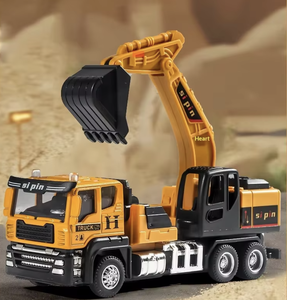 <span class=keywords><strong>Camion</strong></span> mélangeur et <span class=keywords><strong>camion</strong></span> benne à inertie <span class=keywords><strong>en</strong></span> métal à l'échelle 1:5, <span class=keywords><strong>jouet</strong></span> pour enfants <span class=keywords><strong>de</strong></span> maternelle - Product Image 1