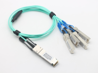 Cable Óptico Activo de Alta Velocidad QSFP+ AOC 40G a 4*SFP+ 1M 2M 3M 5M 10G 25G, Cable SFP+ QSFP28 para Switch de Centro de Datos