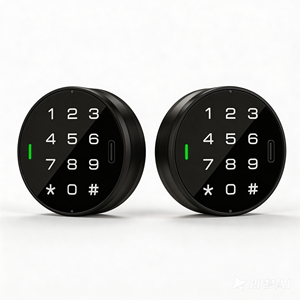 Application TTLock pour serrure de cabinet intelligente, carte NFC, clavier numérique RFID, carte mémoire cloud, serrure de tiroir double porte pour bureau, salle de sport - Product Image 1