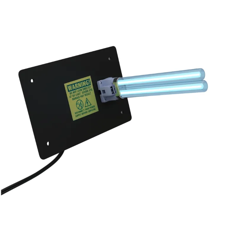 جهاز G100 HVAC DUAL UVC لتصفية الهواء بالأشعة فوق البنفسجية يُستخدم في المنزل بالكامل مزود بإضاءة uvc يُوضع في مجرى التبريد لـ HVAC AC (مكيف الهواء)