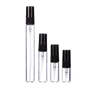 Cheap price 2ml 3ml 5ml 10ml Small Perfume Atomizer Vials Sample Glass Bottle With Spray Mini Tester Bottles