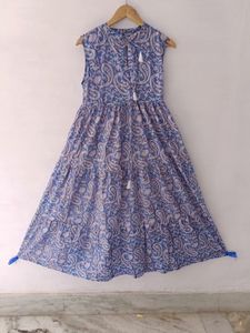 Diseño personalizado sin mangas de las señoras de impresión floral elegante casual vestidos de verano disponibles a precio al por mayor - Product Image 3