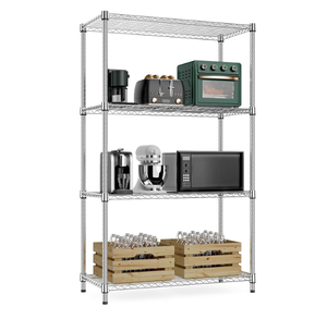 אישור nsf 6 שכבה מתכווננת 800lbs מתכת כרום מדפים יחידת מדפים, 6 שכבות פלדה כרום צלחת מתכת כרום צלחת מתכת כרום מדף - Product Image 2