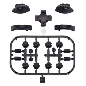 EXtremeRate Kits de boutons 22-en-1 Noir Solide pour Manettes Joy-Con et D-Pad de NS Switch & Switch OLED - Product Image 1