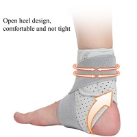 Orthèse de soutien de la cheville à compression élastique réglable en gros pour la course à pied randonnée basket-ball volley-ball