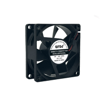 Kipas Pendingin DC7025MSL Volume Udara Tinggi 12v 24v 70*70*25mm dengan Bantalan Lengan