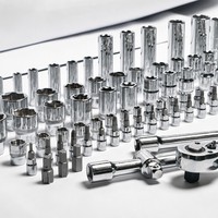 Jeu de douilles de 108 pièces, clé à cliquet, clé Allen, clé hexagonale, kit d'outils à main pour mécanicien, réparation de moto, directement de l'usine