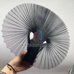 Thiết kế hiện đại có thể thu vào Polyester xếp li lưới plisse côn trùng màn hình gấp chống bụi lưới chống muỗi cho cửa sổ và cửa ra vào - Product Image 3