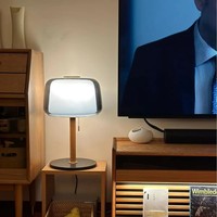 Table de Chevet de Luxe Minimaliste Nordique, Design Moderne en Fer avec LED, Décoration Créative pour Salon et Coin Canapé, Protection des Yeux