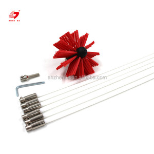 <span class=keywords><strong>Brosse</strong></span> de nettoyage de <span class=keywords><strong>cheminée</strong></span> rotative en nylon de 12 pieds <span class=keywords><strong>pour</strong></span> perceuse électrique, outil professionnel de nettoyage de conduits, kit de nettoyage de sèche-linge OEM flexible - Product Image 2