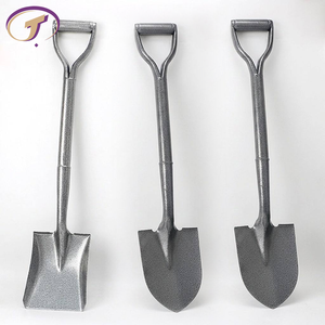 Venta de Fábrica: Herramientas Manuales para Construcción, Pala Cuadrada de Acero al Carbono y Manganeso con Mango, Ideal para Jardín - Product Image 1