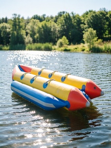 <span class=keywords><strong>Bateau</strong></span> banane gonflable Ridewave 5m 10 <span class=keywords><strong>places</strong></span> à double rangée, remorquable, qualité supérieure, thermosoudé, pour jeux aquatiques en extérieur et centres de villégiature - Product Image 1