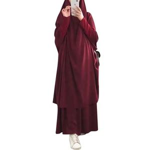Nouvelle robe <span class=keywords><strong>africaine</strong></span> traditionnelle pour femmes, robe longue décontractée en coton de couleur unie à manches longues - Product Image 2