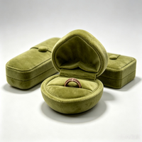 Boîte doublée de velours pour broches et épingles, boîte de rangement pour bijoux avec logo personnalisé