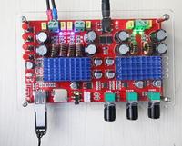 Placa amplificadora de potencia digital Tpa3116d2 Bluet 2,1 de alta potencia, decodificación de tarjeta TF, disco U, Dc12-24v