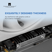 Siap untuk Kapal Konduktivitas Termal Tinggi M.2 2280 NVMe Anodized Aluminium Thermalright CSA-5 PRO SSD Heatsink