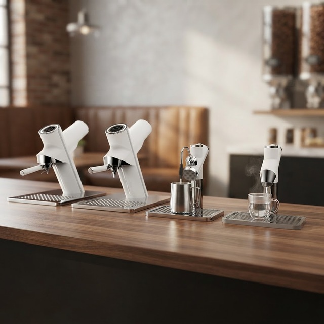 Chinese Factory New Beauty Commercial Grade Build in Stainless Steel Espresso Maker 3500W 1 Group Coffee Machine for Coffee