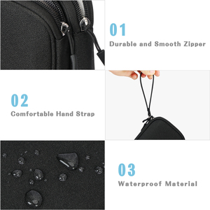 Travel <strong>Cable</strong> Organizer Pouch Electronic Accessories Carry Case Portable Waterproof Double Layers All-in-One Storage <strong>Bag</strong> - Product Image 4