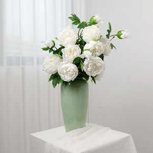 Peony Artificial Flowers Silk High Simulation For Chinese Style Home Decor - Product Image 3