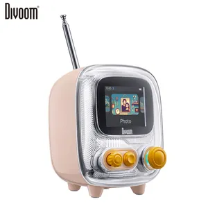 <span class=keywords><strong>Divoom</strong></span> Mini FM portátil para altavoz Bluetooth, reloj despertador RGB <span class=keywords><strong>Pixel</strong></span> <span class=keywords><strong>Art</strong></span>, tablero de visualización DIY para cine en casa, lindo hogar - Product Image 1