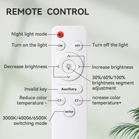 Luminaire LED encastré linéaire à profil mince, dimmable, avec télécommande intelligente, pour usage commercial en intérieur.