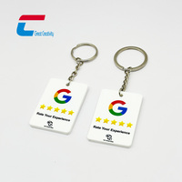 Populaire nouveau Design Logo QR Code personnalisé acrylique porte-clés personnalisé NFC porte-clés