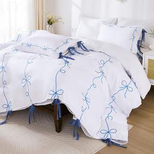 Fundas de Almohada con Lazos, <span class=keywords><strong>Funda</strong></span> de Edredón - Product Image 4