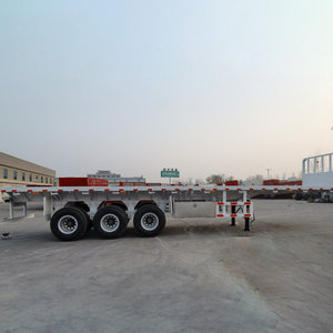 Semirremolque de Plataforma Plana de Tres Líneas, <span class=keywords><strong>2</strong></span>/3/4 <span class=keywords><strong>Ejes</strong></span>, Nuevo de Alta Calidad - Product Image 4