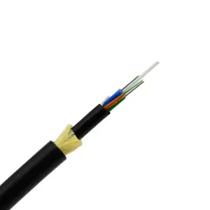 Adss Fiber Kabel Single Mode Of Multi Mode Hoge Kwaliteit Spanwijdte 100M 200M 24 Cores Zelfondersteunende Optische Vezelkabel