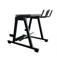 Appareil de musculation professionnel à charge de plaques pour curls dorsaux, banc inversé et hyperextenseurs de jambes
