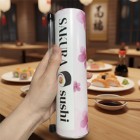 Conteneur Pop-up en Plastique Écologique pour Sushi, Boîte à Sushi Facile à Manger, Emballage Pratique