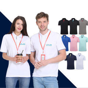 Camiseta de Punto CVC de Algodón de Primera Calidad con Mangas Cortas y Logotipo Personalizado Bordado - Product Image 6