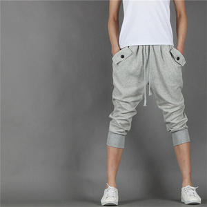 Pantalones Deportivos con Entrepierna Caída, 100% Algodón, Alta Calidad, Secado Rápido, Transpirables, Resistentes al Viento, OEM, Venta al Por Mayor, Mejor Precio, Fabricación en Fábrica - Product Image 2