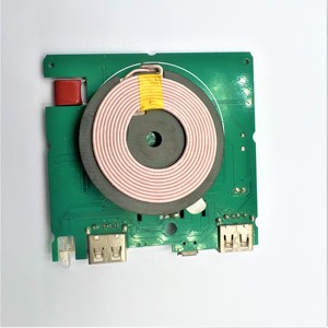 Module de charge sans fil <span class=keywords><strong>GOGOLIN</strong></span> COIL personnalisable DIY pour concentrateur d'ordinateur 5W 10W 15W avec 2 ports USB pour produits de maison intelligente - Product Image 4