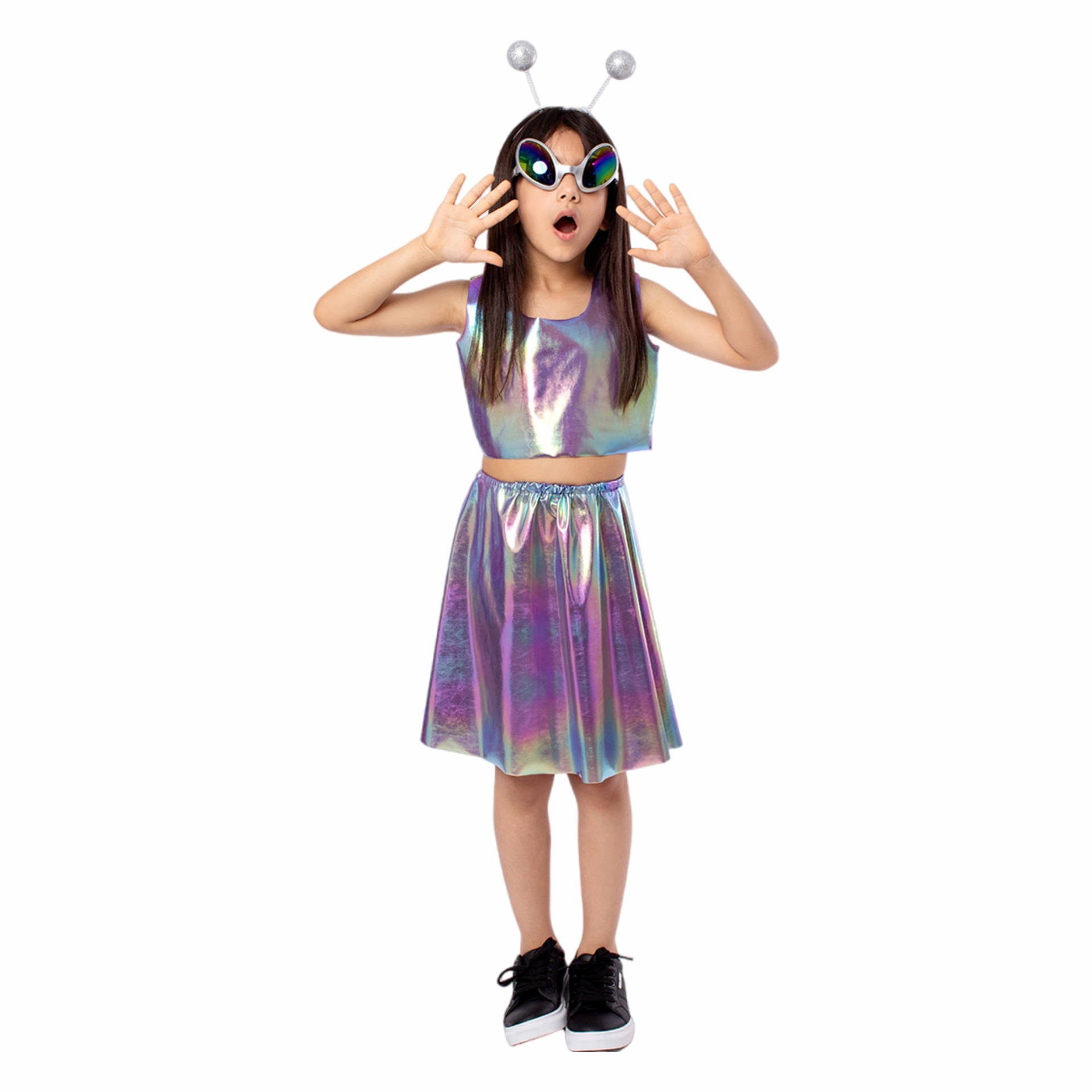 Robe extraterrestre violette