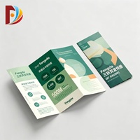Service d'impression offset de dépliants, brochures, affiches et flyers en carton Fangda 105gsm/128gsm/157gsm A3/A4/A5/DL