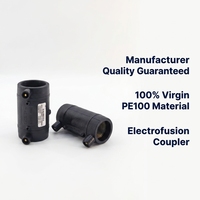Raccords de tuyauterie HDPE sur mesure, directement de l'usine, SDR11, pression DN40, modèle durable, étanche, résistant aux UV/aux produits chimiques, pour systèmes de canalisations