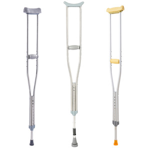 Béquilles sous-bras Zhong Sheng réglables en acier inoxydable, amortissantes, pour personnes âgées, handicapées et équipement de rééducation pour jeunes - Product Image 1